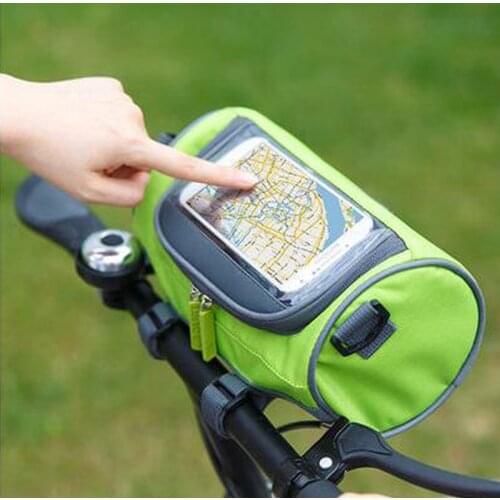 Multifunctional Riding Bag Mountain Road Bike Touch Screen Bag Large Capacity Bicycle Front Bag Riding Storage Bag Organizador