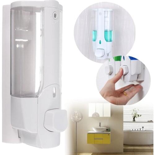 Wall Mounted Shampoo Soap Dispenser Sanitizer Bathroom Shower Liquid Lotion Pump Диспенсер Для Мыла