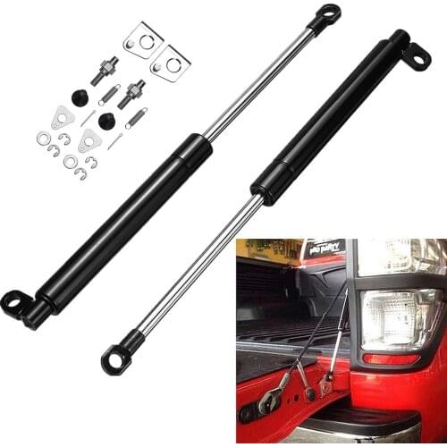 1 Pair Tailgate Lift Support Rear Door Slow Down Oil Damper Strut Replacement for Ford Ranger PX 2011