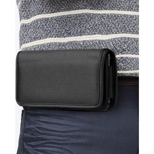Phone Waist Bag for Xiaomi Redmi 9 9A 9C k30s Oxford Cloth Nylon Holster Pouch Belt cover for Xiaomi Redmi Note 9 / 10X 4G 6.53"