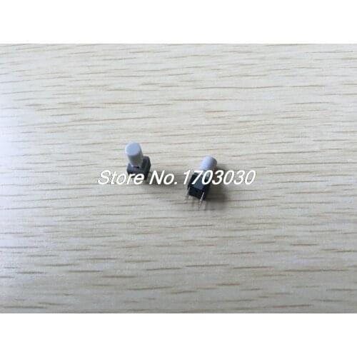 20pcs 5.8x5.8x13mm Latching Self Lock Tactile Push Button Switch 6 Pin PCB w Cap