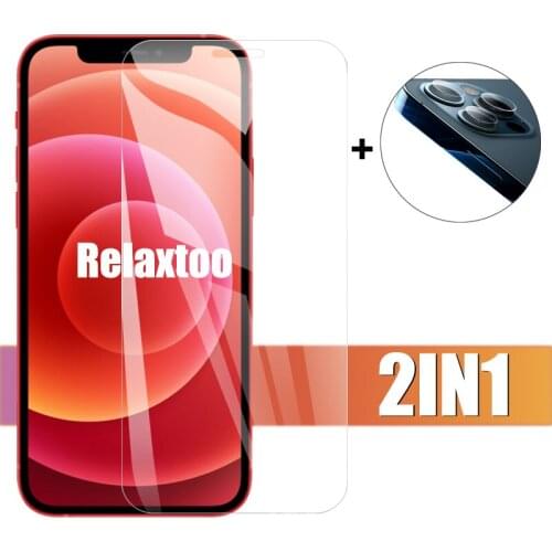 Safety Glass For iphone 12 Pro Max iphone12 mini Protective Glass on the For iphone 12 i12 pro max Screen+Camera Protector Film
