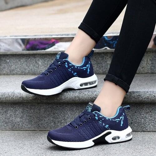 Tenis Feminino 2019 Women Tennis Shoes Comfort Platform Jogging Sport Shoes Female Stable Non-slip Cushioning Fitness Trainers 0
