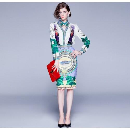 2020 Autumn New Business Casual Women Outfits designer clothes Elegant two piece set V-neck top and tight Skirts