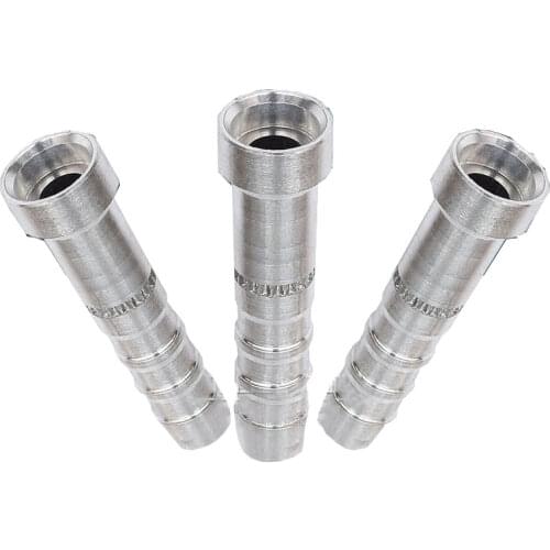 Car air-conditioning pipe burning welding joints aluminum alloy hard air conditioning connector 1pc
