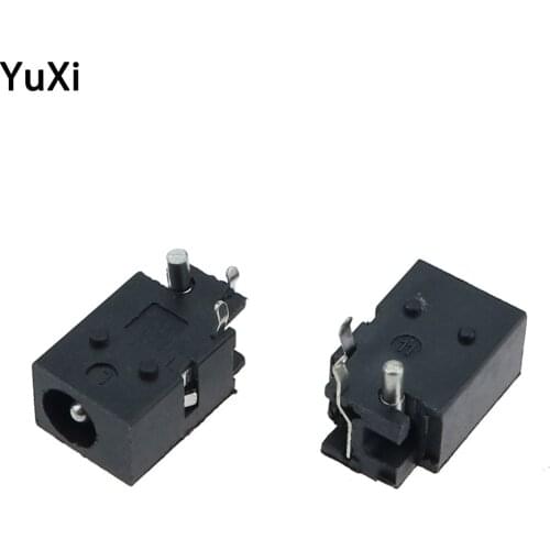 10pcs 4.0 x 1.7 mm Black DC Power Jack Charging Socket Connector 4.0*1.7mm DC Female Jack For Router PC etc Electronic Equipment