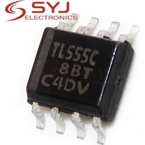 10pcs/lot TLC555CDR SOP-8 TL555C SOP8 TLC555 SOP TLC555CD In Stock