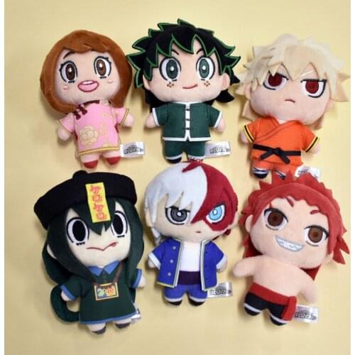 10cm Deku Plush Doll Anime My Hero Academia Cotton Stuffed Pendant Toys For Adult Midoriya Izuku Bakugou Katsuki Shoto Kids Gift