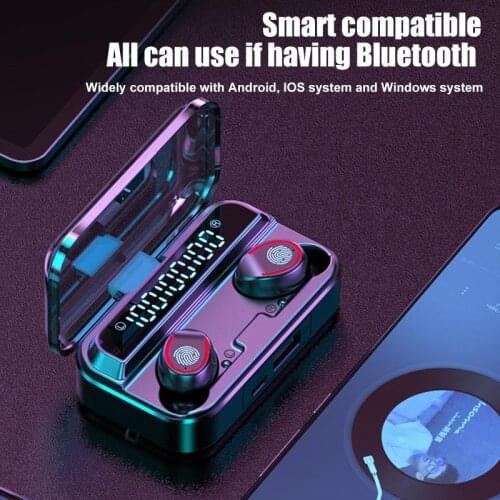 TWS Wireless Earbuds Bluetooth 5.1 Earphone 2000mAh Charging Box Headphone UV Sterilization Headset Auriculares Bluetooth