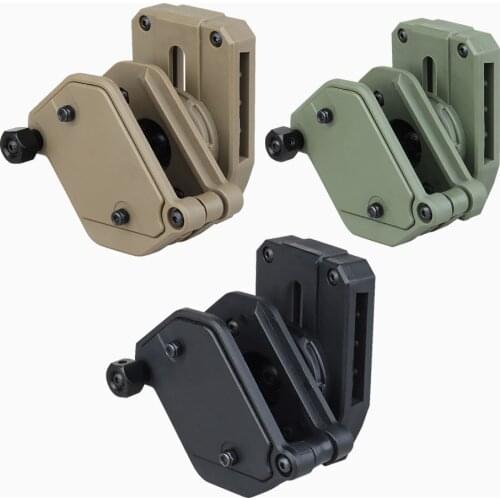 360 Degree Tactical Magazine Holster Glock IPSC Multi-angle Rotating Magazine Box Airsoft Paintball Accessories
