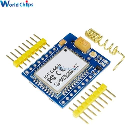 Mini A6 GA6-B Quad-band GPRS GSM Kit Wireless Extension Module SMS Audio Board Antenna Tested Worldwide Replace SIM800L