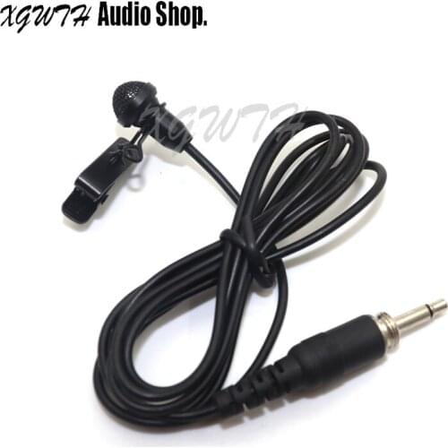 Mini Wired Clip-on Lapel Lavalier Microphone Cap 3.5mm Jack Male Screw Connector For UHF Wireless System BodyPack Transmitter