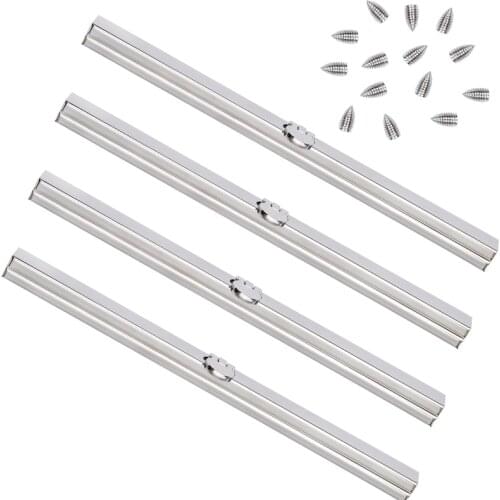 LMDZ Practical 6 Pieces Clasp Lock Packs ,7.48Inch Metal Purse Frame Kiss Clasp Lock with Comfortable Grip,Bag Supplies