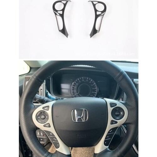 For Honda ELYSION 2019 Car Steering Wheel Trim Cover ABS Car Styling Moldings Decoration Auto Accessories