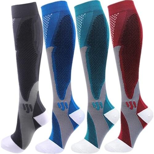 Newest Compression Socks Graduated Medical Magic Compression Socks Soccer Football Stockings Outdoor Sports Hiking Cycling Socks