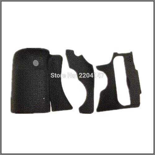 New A Set of 3 Pieces Grip Rubber Cover Unit For Canon 60D DSLR Camera With 3M Glue