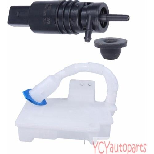 Windshield Washer Reservoir Bottle Tank+Pump Set Fit For VW GOLF MK5 MK6 JETTA MK5 1K0 955 453 S 1J5 955 651 431 955 465 A