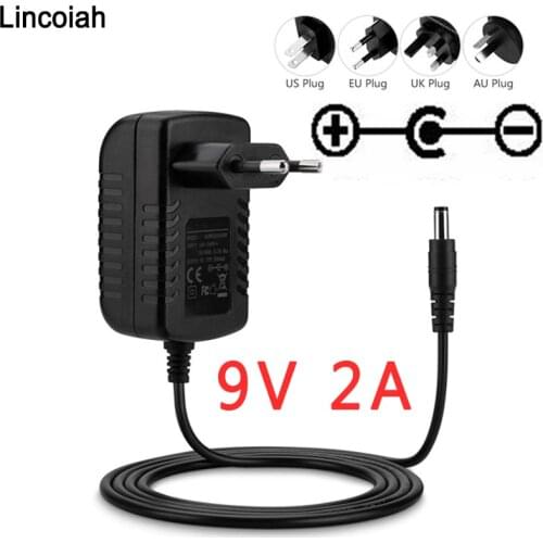 9V 2A Power Cord Supply AC/DC Adapter for Genesis 1 SGEA CD NES PC Engine TurboGrafx Neo Geo AES Wall Replacement MK 1602