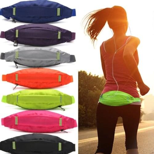 Unisex Sports Running Cycling Jogging Earphone Waist Belt Pack Bag Pouch Pocket 425E