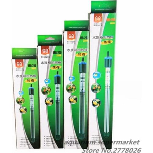 SUNSUN 1 piece aquarium temperature control product aquarium heater adjustable heating rods explosion 100/200/300/500W