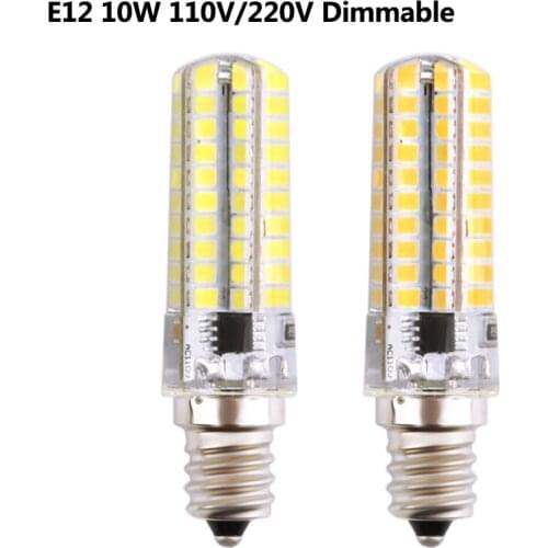 Led Lamp E12 Dimmable SMD 2835 Brighter Than Lampada LED Corn Light Bulb E12 110V 220V Lampadas LED Light Replace Halogen Lamp