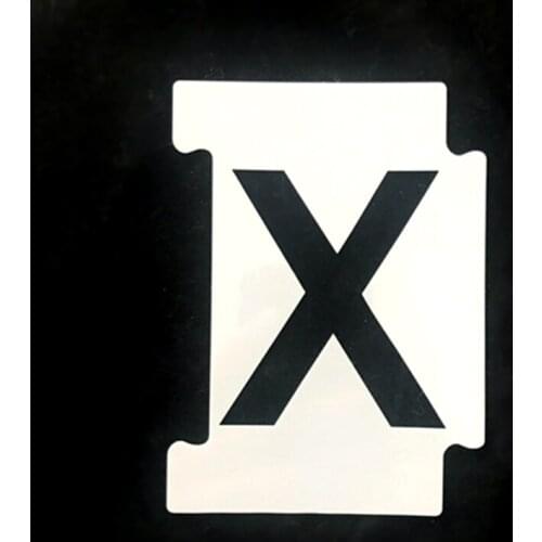 Letter Number Stencils 26 Pack Alphabet Letter Templates for Woodworking Wall Art Childrens Drawing Learning Tool B36C