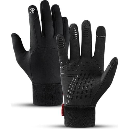 Full Finger Cycling Gloves Motorcycle Gloves Winter Automn Warm Non-slip MTB Bicycle Bike Gloves