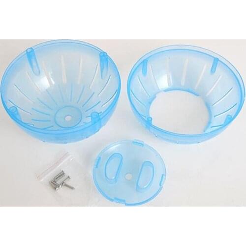 10CM Plastic Rodent Pet Running Ball Small Pet Toy Portable Solid Hamster Exercise Play Toy Accessory for Gerbil Rat JS22