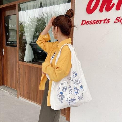 Youda New Design Canvas Handbags For Women Classic Shopping Handbag Fashion Ladies Shoulder Bags Girls Tote Female Crossbody Bag