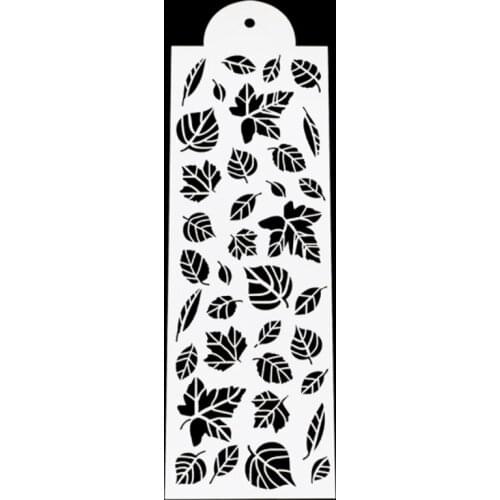 1pc 32.8*10cm Leaves Stencil DIY Walls Layering Painting Template Decor Scrapbooking Embossing Supplies Reusable