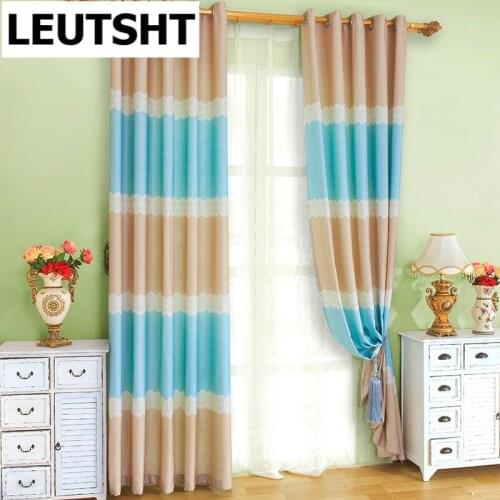 2021 New Simple Atmosphere Light Luxury Modern Printed Curtains for Living Room Bedroom Balcony Blackout Curtains Customization