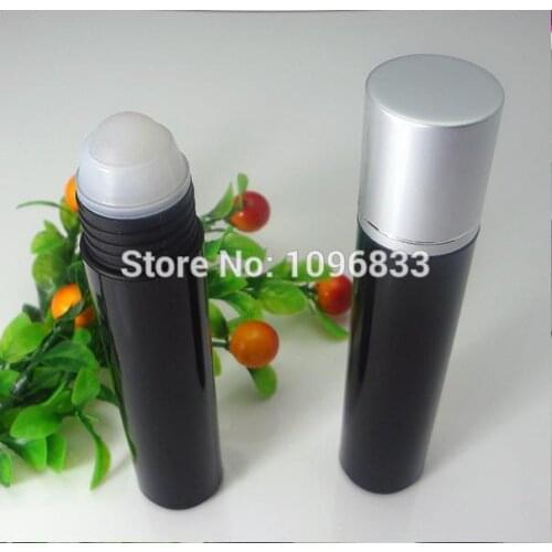 35g Black Antiperspirant Bottle with Plastic Bead, Black Roll on Bottle, Deodorant Bottle, Perfume Roll on bottle, 50pcs/Lot