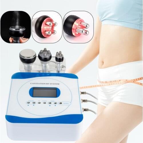 3in1 Multipolar RF 40K Cavitation Ultrasonic Weight Loss Beauty Machine Rejuvenation Skin Lifting Tighten Anti-wrinkle Home Use