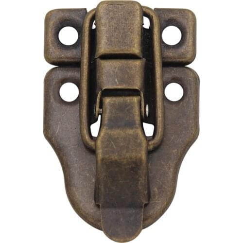 4PCS Vintage Lock Antique Bronze Hasp Jewelry Chest Box Gift Box Suitcase Case Buckles Hasp Latch Catch Clasp 58*40mm