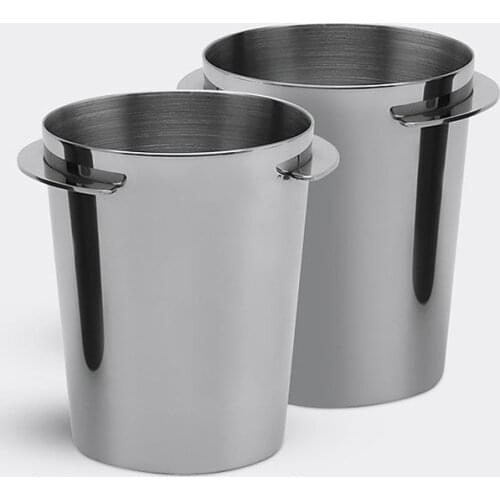 58/54/51mm Support Dropshipping Stainless Steel Coffee Dosing Cup Powder Feeder Part for Espresso Machine Dosing Cup