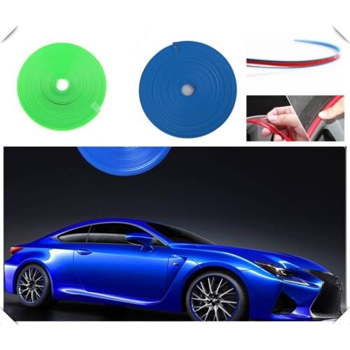 Auto popular rim protection car tire decorative strip color line rubber for Ford Shelby SYNus King GTX1 Freestyle Fairlane BA