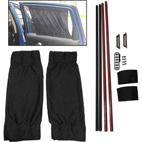 Car Window Sun Shade Cars SUV Baby Sun Protection Shield Slidable Vehicle UV Block Sunshade Side Windows Sunscreen