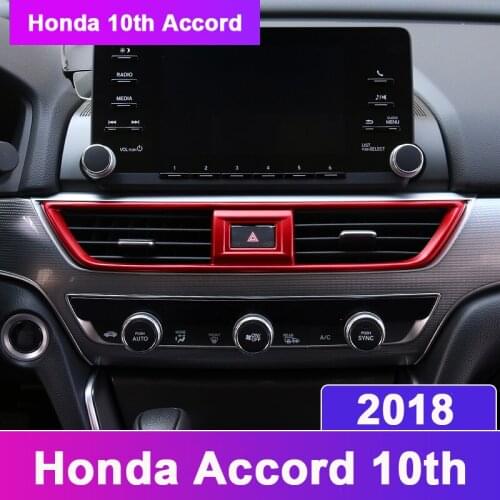 For Honda Accord 10th 2018 middle decorative frame Accord special modified interior air conditioning air outlet Accessories