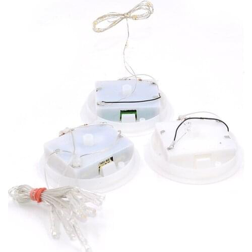 Factory 82mm round LEDD lamp holder round battery holder Christmas handmade DIY light accessories SY-110C