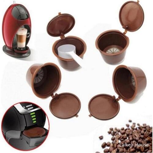 ABS Filled Capsule Cup Coffee Filter Repeat Duo Fun Cool Coffee Funnel Household Kitchen Coffee Grinder Tools Accessories