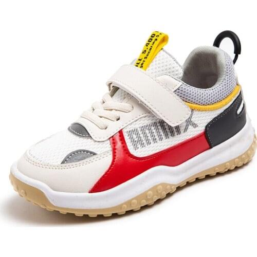 Spring Autumn Kids Sneaker Student Children Tenis Shoes Girl Sports Shoes PU Mesh Outdoor Training Breathable Boys Running Shoes
