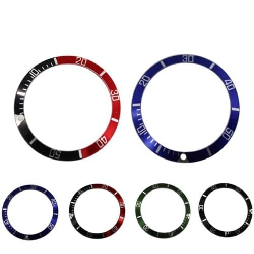 Watch Bezel Scale Outer Insert Ring 38mm Plastic Replacement Wristwatch Repair Tools Kit Jewelry Bezel Watches Case 4 Colors