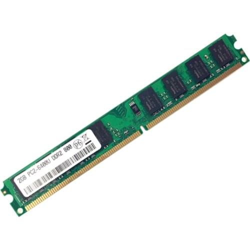 DDR2 2GB Ram Memory 800Mhz PC2 6400 DIMM 240 Pins 1.8V Only for AMD Motherboard Desktop Memory Ram