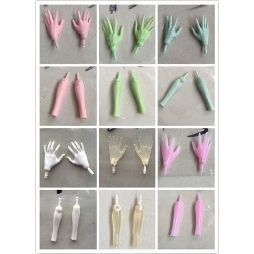 Original Monsters Hands Doll Hands High Doll Replacement Hands Elbows Fish Man Snow Queen Ghost Cat DIY Toys Doll Accessories