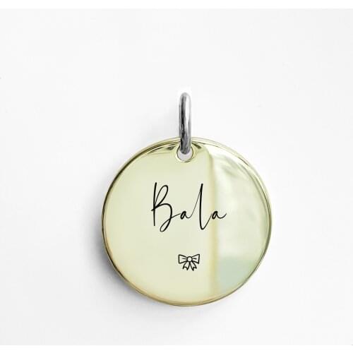 Personalized Cat Dog ID Tag MW007 Name with Cute Symbols Engraved Front and Back for Custom Pets Collar Anti-Lost Metal Charm