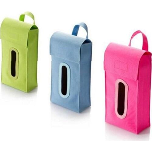 Hanging Cuboid Solid Tissue Box Dispenser Car Home Room Facial Napkin Box Cover