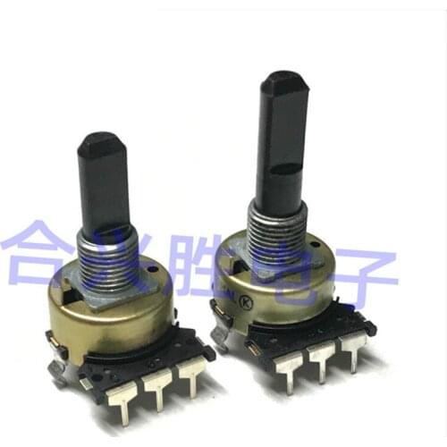 Sound volume adjustment potentiometer 360 degree rotation 24 positioning pulse shaft length 20MM / 25MM (including thread)