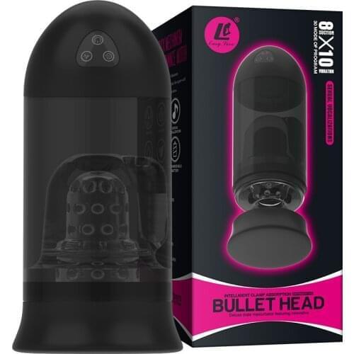 Super Strong Vacuum Sucking Blowjob Male Masturbator Cup Powerful Deep Throat Oral Pussy Vibrator Moaning Sex Machine For Men