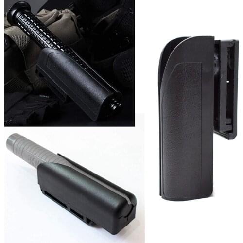 SideBreak Baton Holsters 360 Degree Rotating Telescopic Baton Pouch Expandable Baton Holder Pouch Tactical Flashlight Holster