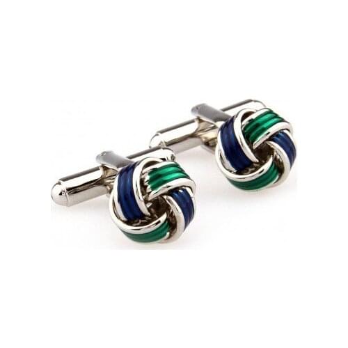 Two Color Knots Cufflink 15 Pairs Free Shipping